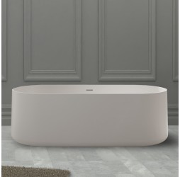 ABBER ванна из искусственного камня цвет: белый матовый 170x75x55 I AS9607