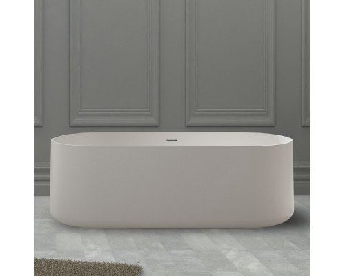 ABBER ванна из искусственного камня цвет: белый матовый 170x75x55 I AS9607