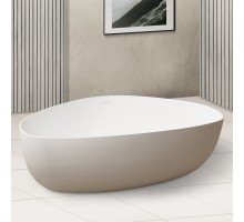 ABBER ванна из искусственного камня цвет: белый матовый 180x130x55 I AS9608