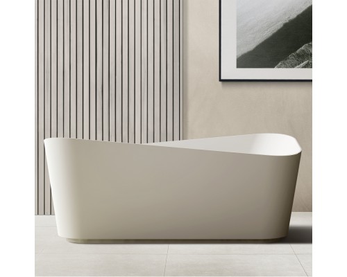 ABBER ванна из искусственного камня цвет: белый матовый 170x75x70 I AS9609