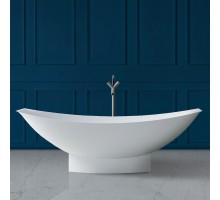 ABBER ванна из искусственного камня цвет: белый матовый 180x80x60 I AS9610