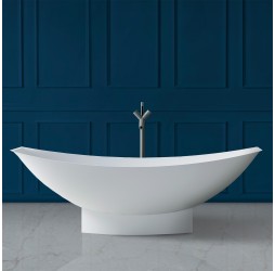 ABBER ванна из искусственного камня цвет: белый матовый 180x80x60 I AS9610