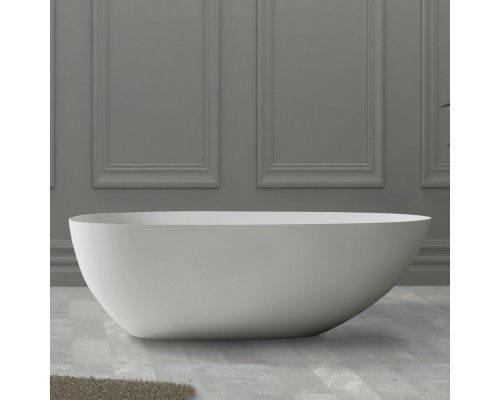 ABBER ванна из искусственного камня цвет: белый матовый 160x75x55 I AS9611-1.6