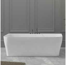 ABBER ванна из искусственного камня цвет: белый матовый 170x80x55 I AS9616