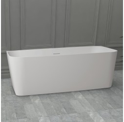 ABBER ванна из искусственного камня цвет: белый матовый 170x75x55 I AS9617
