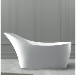 ABBER ванна из искусственного камня цвет: белый матовый 169x75x88 I AS9618