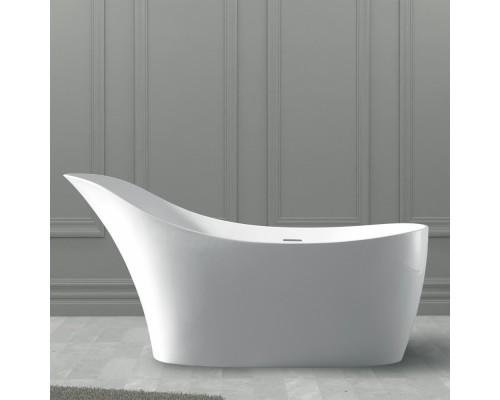 ABBER ванна из искусственного камня цвет: белый матовый 169x75x88 I AS9618