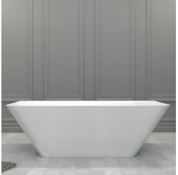 ABBER ванна из искусственного камня цвет: белый матовый 180x85x56 I AS9619