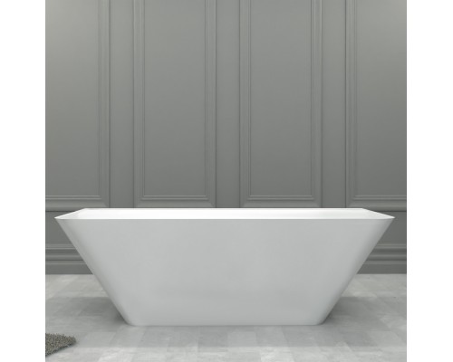 ABBER ванна из искусственного камня цвет: белый матовый 180x85x56 I AS9619