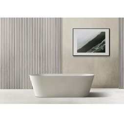 ABBER ванна из искусственного камня цвет: белый матовый 165x70x52 I AS9622