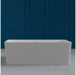 ABBER ванна из искусственного камня цвет: белый матовый 170x80x56 I AS9623