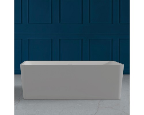 ABBER ванна из искусственного камня цвет: белый матовый 170x80x56 I AS9623