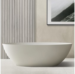 ABBER ванна из искусственного камня цвет: белый матовый 170x80x52 I AS9625-1.7