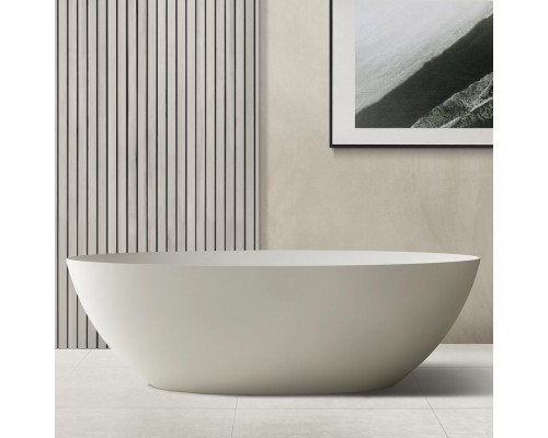 ABBER ванна из искусственного камня цвет: белый матовый 170x80x52 I AS9625-1.7