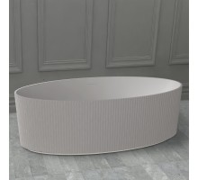 ABBER ванна из искусственного камня цвет: белый матовый 180x85x55 I AS9627