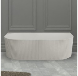 ABBER ванна из искусственного камня цвет: белый матовый 170x75x55 I AS9630