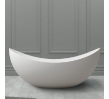 ABBER ванна из искусственного камня цвет: белый матовый 180x80x75 I AS9633