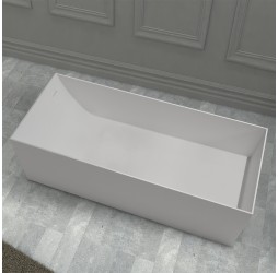 ABBER ванна из искусственного камня цвет: белый матовый 160x70x55 I AS9640-1.6