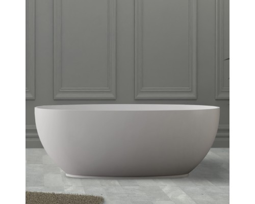 ABBER ванна из искусственного камня цвет: белый матовый 130x68x55 I AS9641-1.3