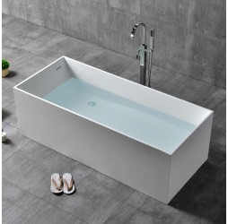 ABBER ванна из искусственного камня цвет: белый матовый 180x76x55 I AS9642-1.8