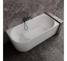 ABBER ванна из искусственного камня цвет: белый матовый 170x80x55 I AS9651 R