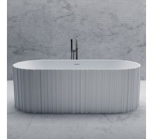 ABBER ванна из искусственного камня цвет: белый матовый 170x75x55 I AS9653