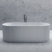 ABBER ванна из искусственного камня цвет: белый матовый 170x75x55 I AS9653
