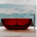 ABBER прозрачная ванна из полиэфирной смолы цвет красный 170х75х55 I AT9703Rubin