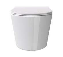 Подвесной унитаз Alice Form без ободка с крышкой SoftClose (арт. 22300101)