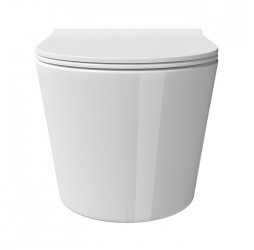 Подвесной унитаз Alice Form без ободка с крышкой SoftClose (арт. 22300101)