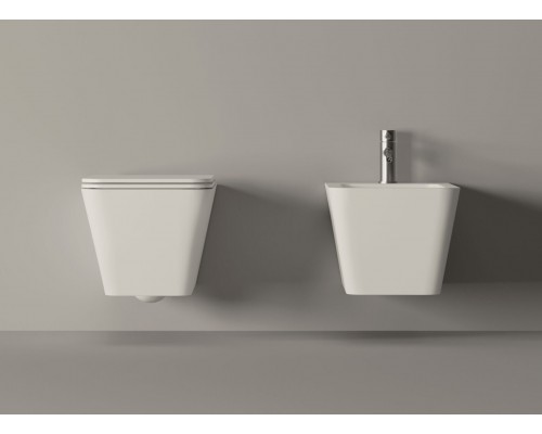 Подвесной унитаз Alice Hide Square без ободка с крышкой SoftClose (арт. 31210101)