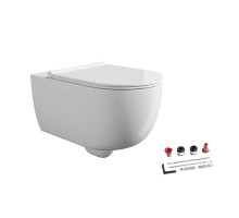 Подвесной унитаз Alice Unica без ободка с крышкой SoftClose (арт. 32240101)