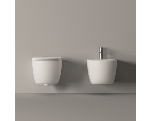 Подвесной унитаз Alice Unica без ободка с крышкой SoftClose (арт. 32240101)