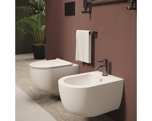 Подвесной унитаз Alice Unica без ободка с крышкой SoftClose (арт. 32240101)