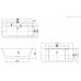 Акриловая ванна Aquanet Family Perfect 170x75 13775-MW Matt Finish