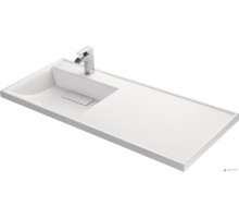 AQUATON 1A72843KLH01L Раковина Лондри 120 белая левая AQUATON 1A72843KLH01L Раковина Лондри 120 белая левая