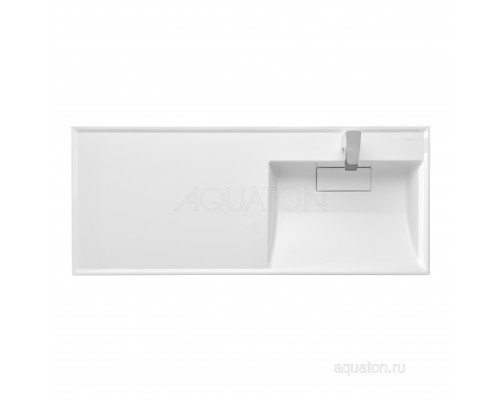 AQUATON 1A72243KLH010 Раковина Лондри 120 белая правая