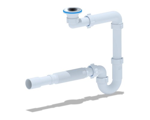 1A276005XX000 Сифон для умывальников пристенный универсальный AniPlast