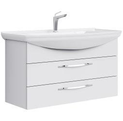 AQWELLA Тумба под умывальник 105,5x49,5 Allegro Прямоугольная цвет белый Agr.01.10/2