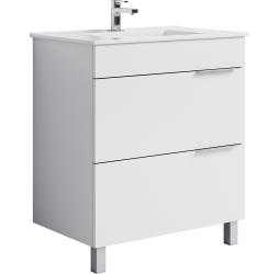 AQWELLA Тумба под умывальник 75x47 Brig Прямоугольная цвет белый Br.01.07/2/W