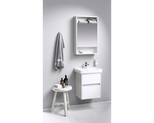 Тумба под умывальник Aqwella Сити 50 / SIT0105DK/CI0105DK (подвесная)