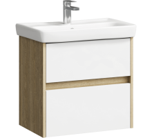 aqwella Тумба под умывальник 60x38 City Прямоугольная цвет дерево тёмное CI0106DB