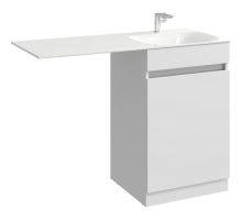 aqwella Тумба под умывальник 115x50 Forma Прямоугольная цвет белый FOR0105KR