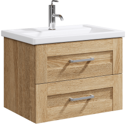 AQWELLA Тумба под умывальник 71x46 Foster Прямоугольная цвет дерево светлое FOS01072DS
