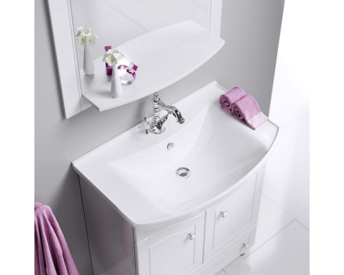 AQWELLA Тумба под умывальник 86,5x48,5 Franchesca Прямоугольная цвет белый FR0108