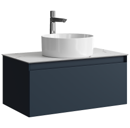 aqwella Тумба под умывальник 81,5x48 Geometria Прямоугольная цвет серый GE01081GRM+STG814X476MW