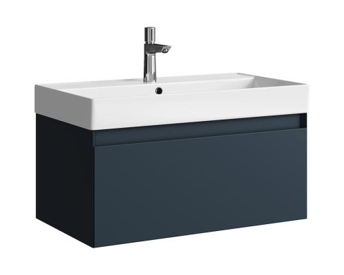 aqwella Тумба под умывальник 81x48 Geometria Прямоугольная цвет серый GE01081GRM