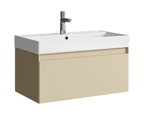 aqwella Тумба под умывальник 81x48 Geometria Прямоугольная цвет бежевый GE01081MD