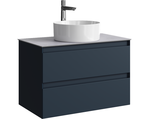 aqwella Тумба под умывальник 81,5x49 Geometria Прямоугольная цвет серый GE01082GRM+STG814X476GS