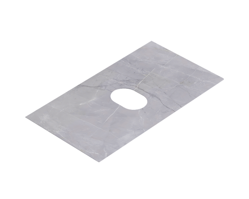 aqwella Тумба под умывальник 81,5x49 Geometria Прямоугольная цвет серый GE01082GRM+STG814X476GS